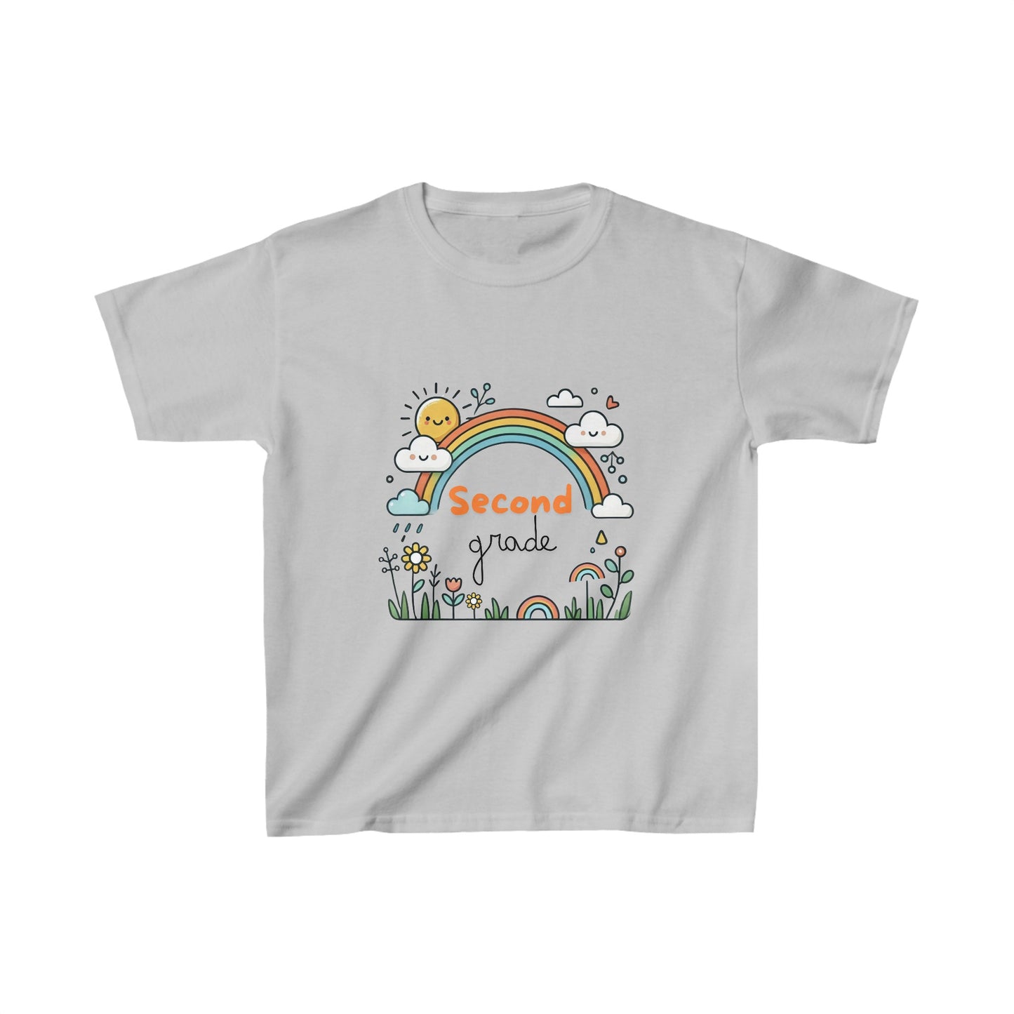 Second Grade Rainbow - Kids T-Shirt