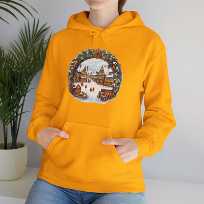 Village Yuletide Joy - Hooded Sweatshirt