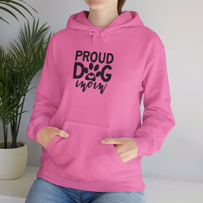 Proud Dog Mom, Pawsome Love Forever - Hooded Sweatshirt