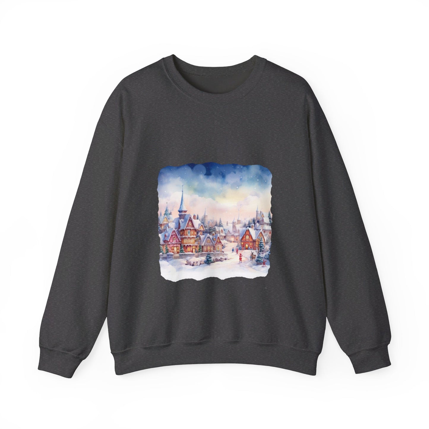 Snowy Christmas Village 7 - Sweatshirt