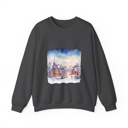 Snowy Christmas Village 7 - Sweatshirt