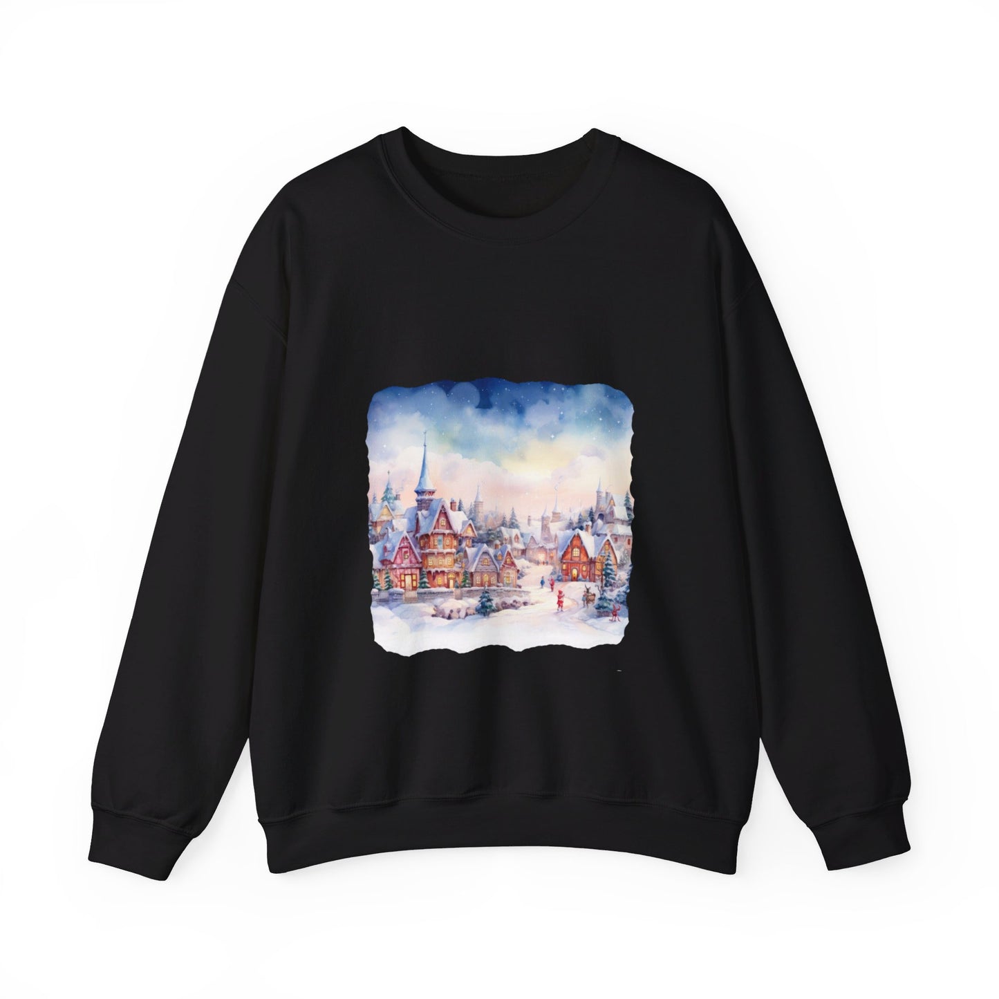 Snowy Christmas Village 7 - Sweatshirt