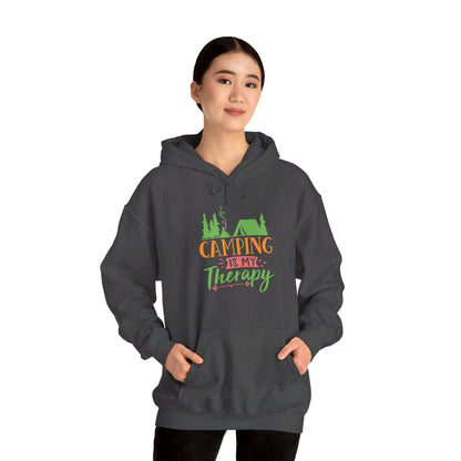 Camping Is My Therapy - Hooded Sweatshirt