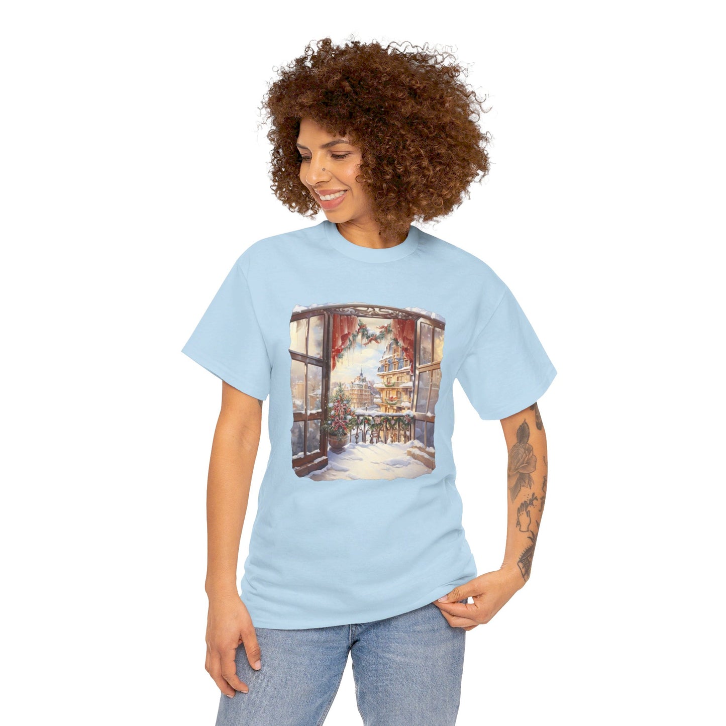 Christmas City To The Window  - T-Shirt