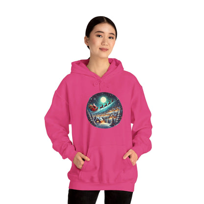 Moonlit Santa Ride - Hooded Sweatshirt