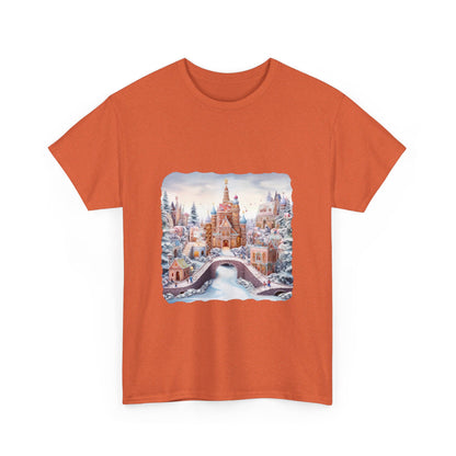 Snowy Christmas Village 10 - T-Shirt