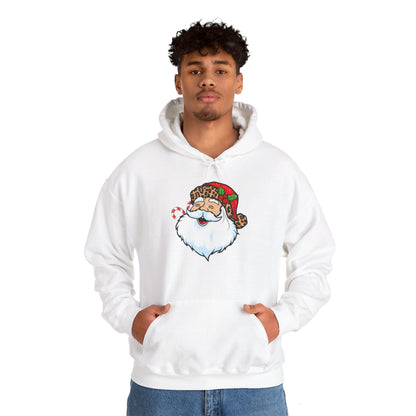 Festive Santa Claus - Hooded Sweatshirt