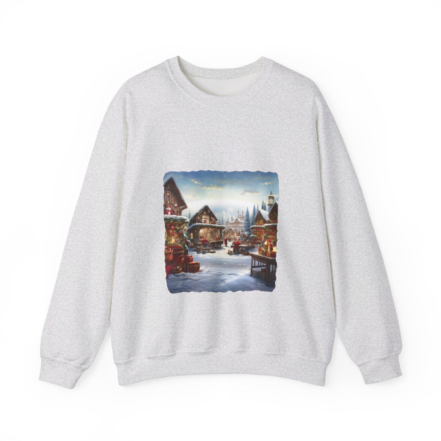 Snowy Christmas Village North Pole - Sweatshirt