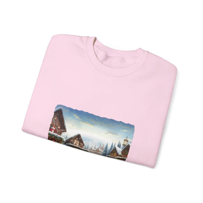 Snowy Christmas Village North Pole - Sweatshirt