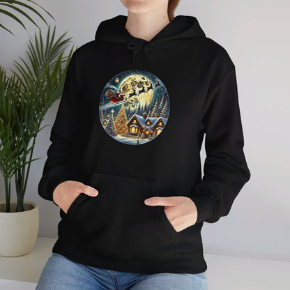 Santa's Midnight Journey - Hooded Sweatshirt