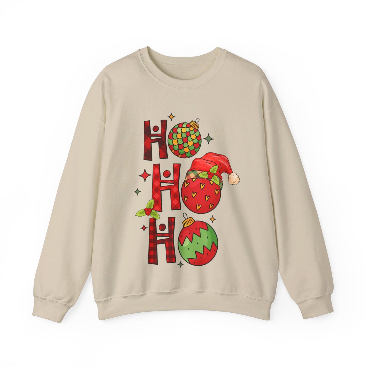 Ho Ho Ho - Christmas Light - Crewneck Sweatshirt