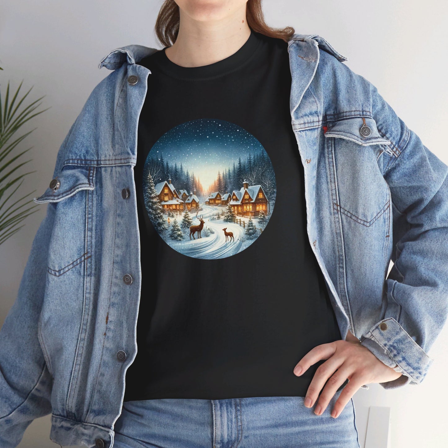 Magical Snowy Night - T-Shirt