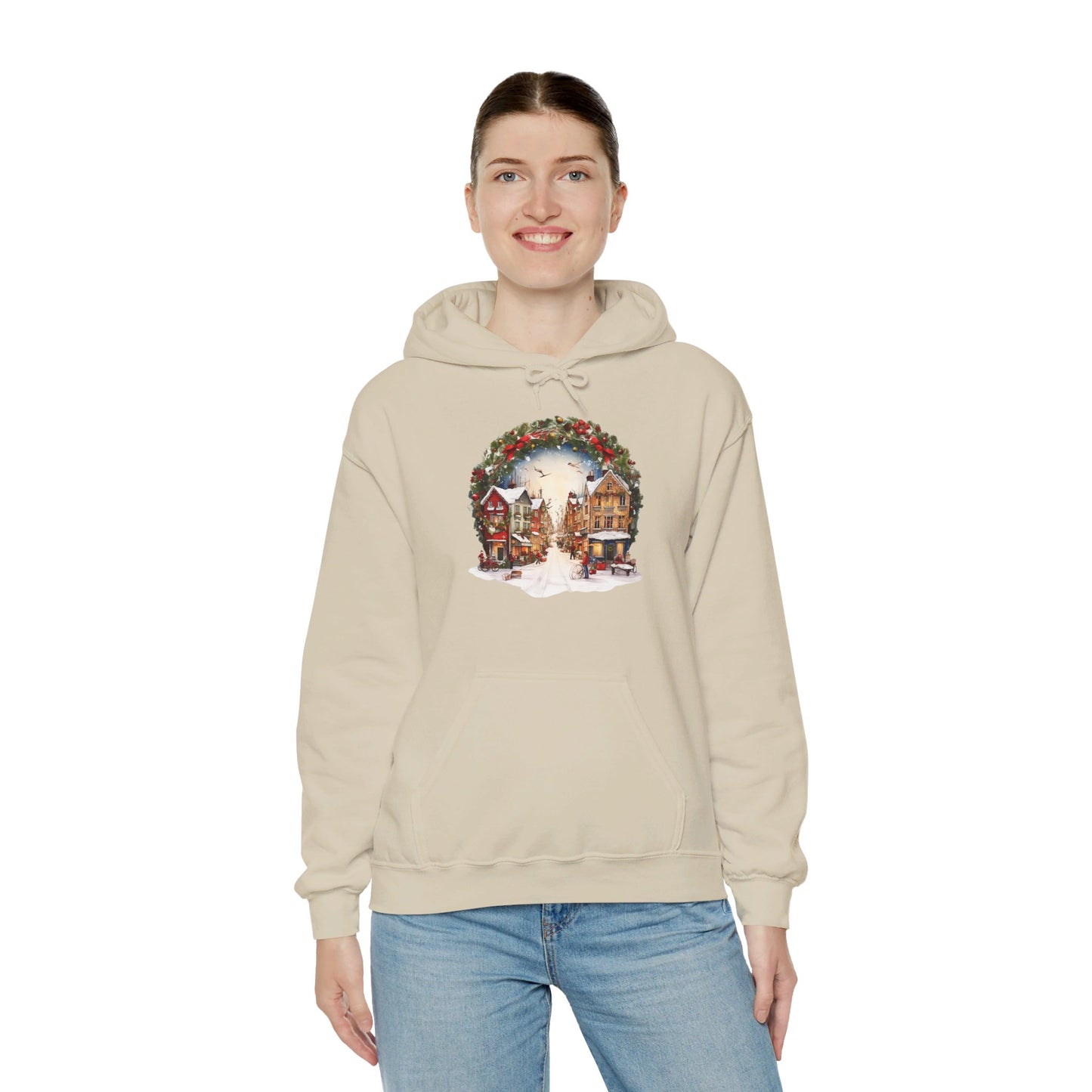 Magical Christmas Village Day - Hooded Sweatshirt