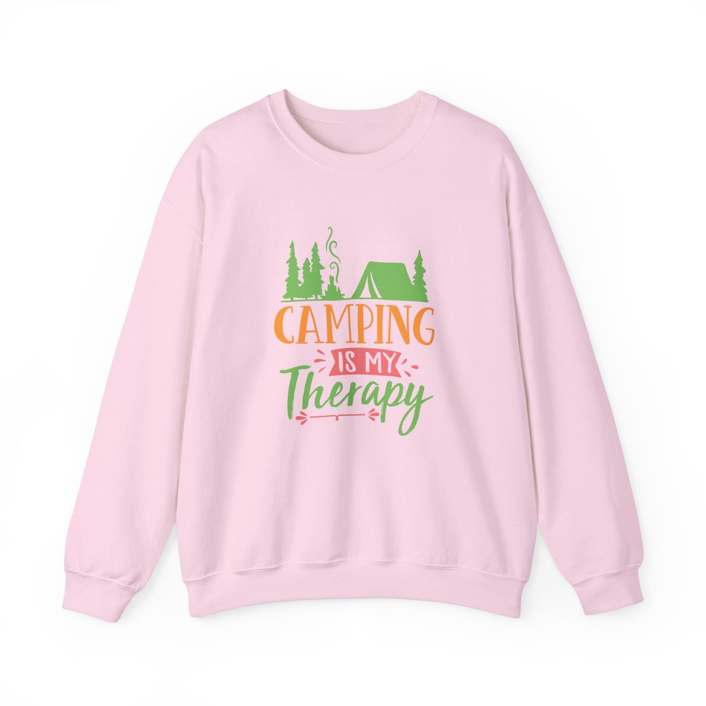 Camping Is My Therapy  - Crewneck Sweatshirt