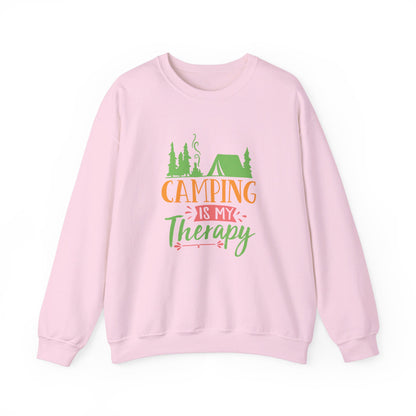 Camping Is My Therapy  - Crewneck Sweatshirt