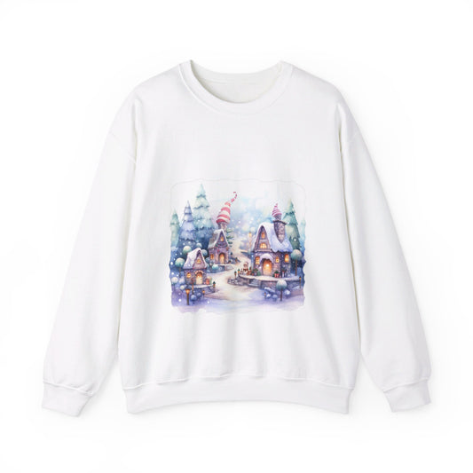 Snowy Christmas Village 4 - Sweatshirt