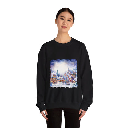 Snowy Christmas Village 5 - Sweatshirt