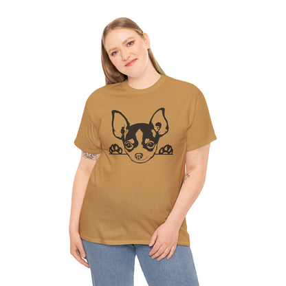 Peeking Chihuahua, Pure Cuteness - T-Shirt