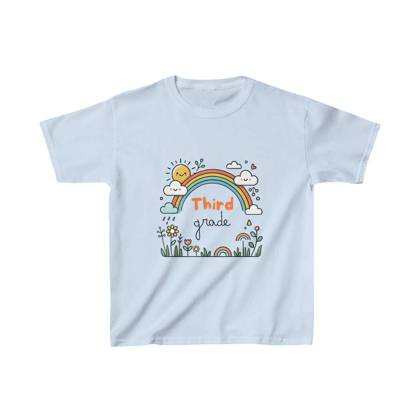 Third Grade Rainbow - Kids T-Shirt