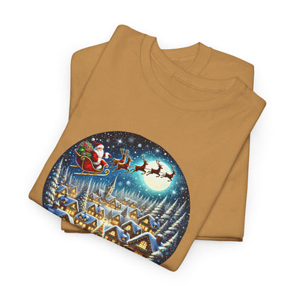 Santa's Snowy Flight - T-Shirt