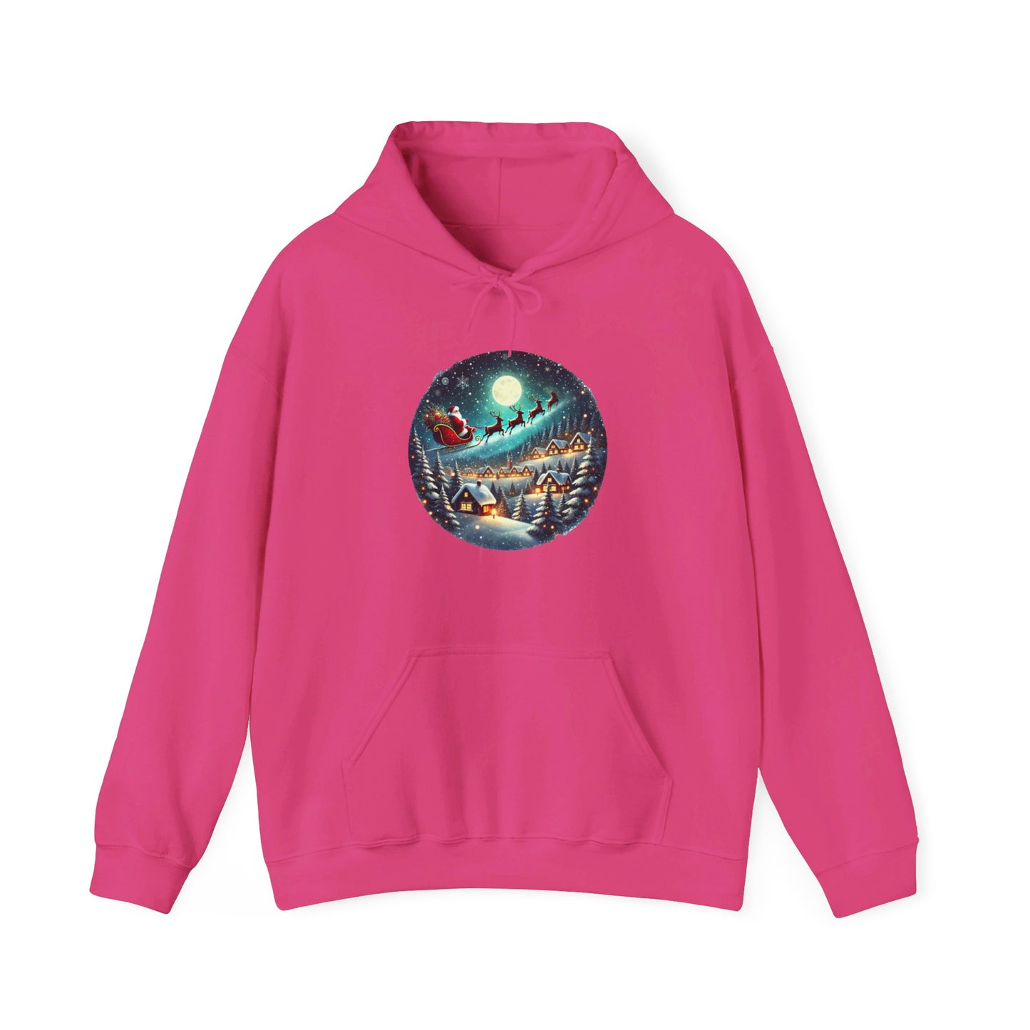 Moonlit Santa Ride - Hooded Sweatshirt