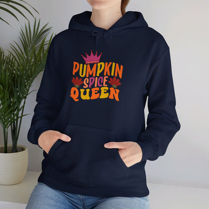 Pumpkin Spice Queen, Fall’s Royalty - Hooded Sweatshirt