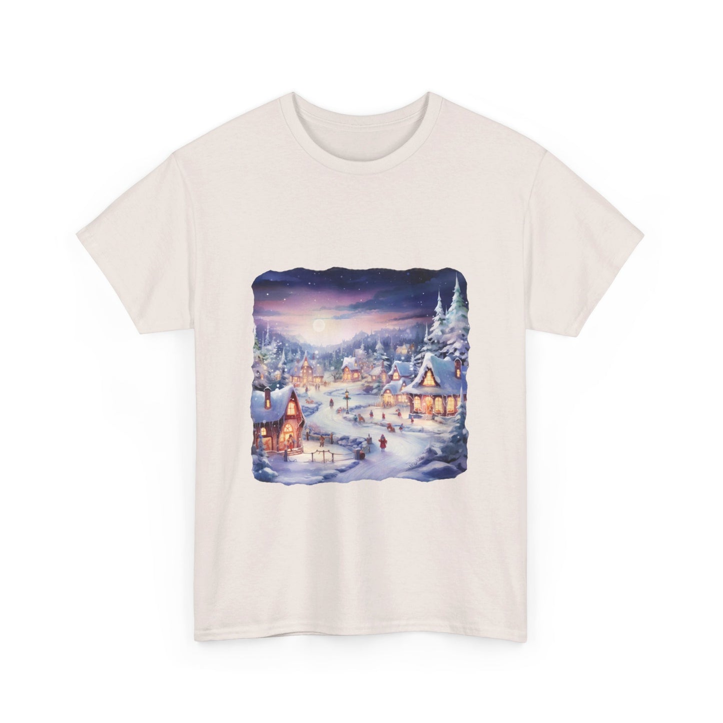 Snowy Christmas Village 3 - T-Shirt