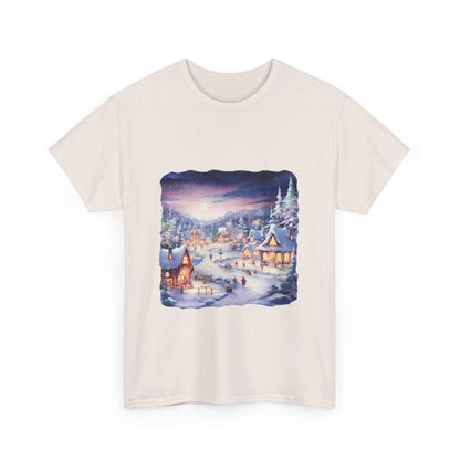 Snowy Christmas Village 3 - T-Shirt
