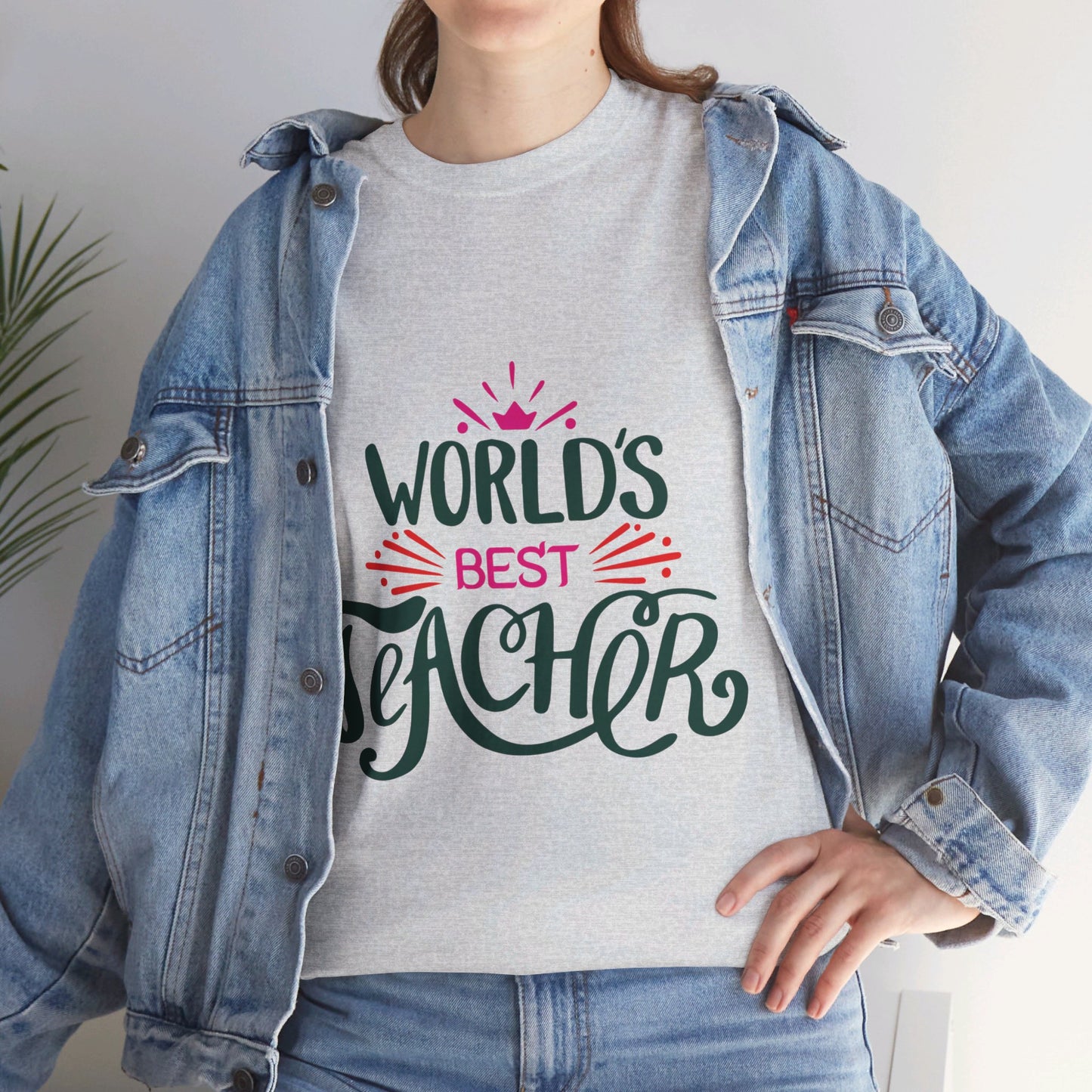 Worlds best teacher - T-Shirt