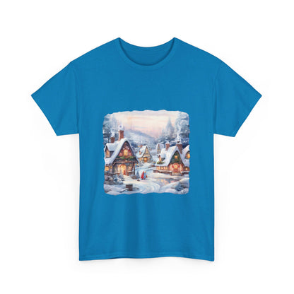 Snowy Christmas Village 6 - T-Shirt