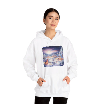 Snowy Christmas Village 3 - Hooded Sweatshirt