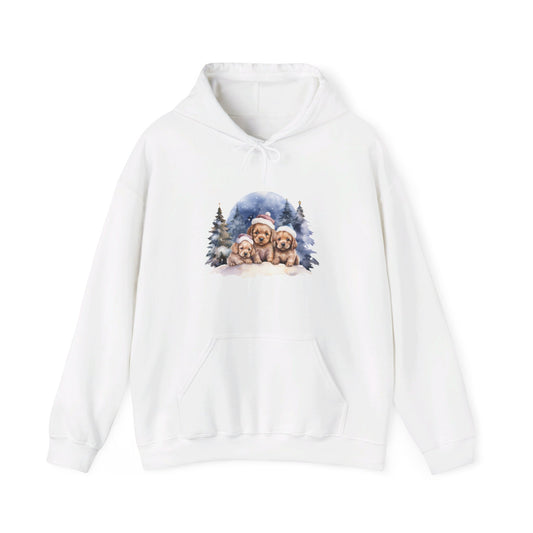 Snowy Christmas Village 8 - Hooded Sweatshirt