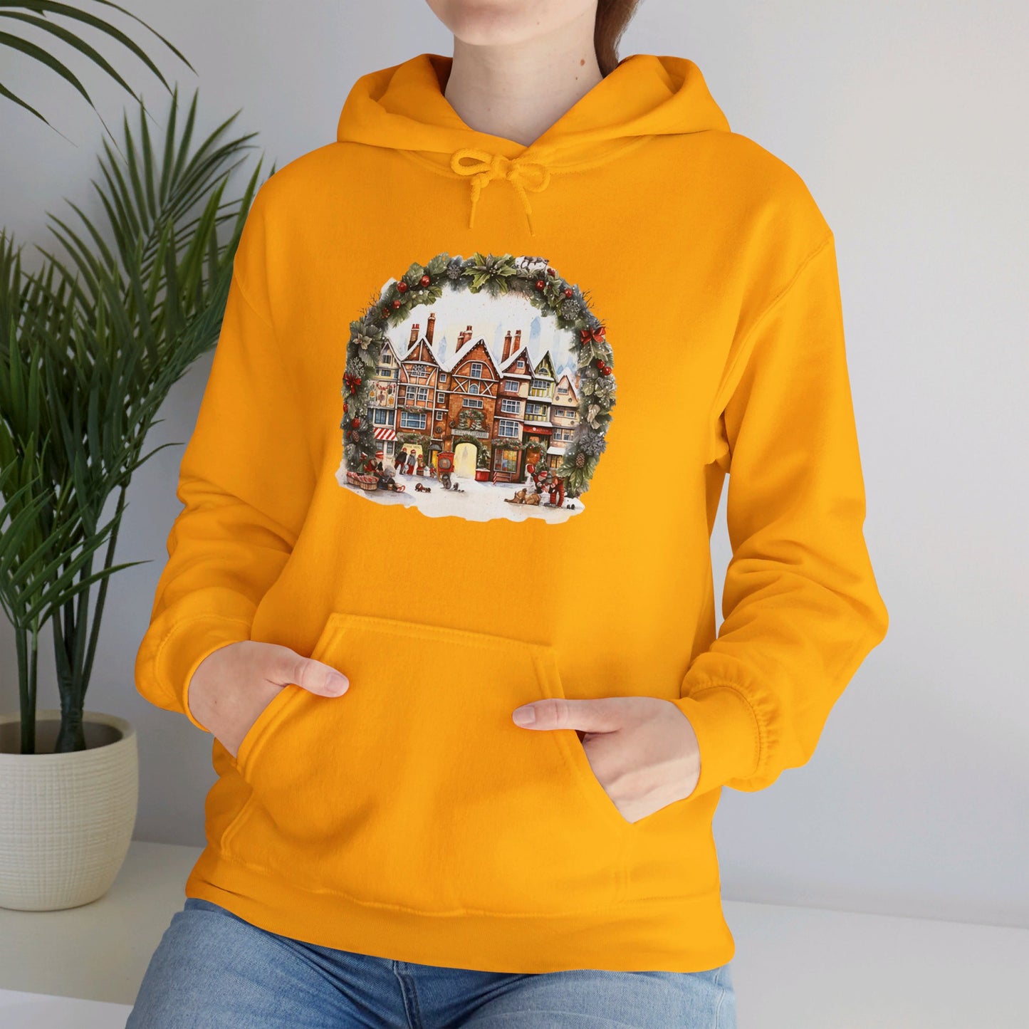 Daytime Village Magic- Hooded Sweatshirt