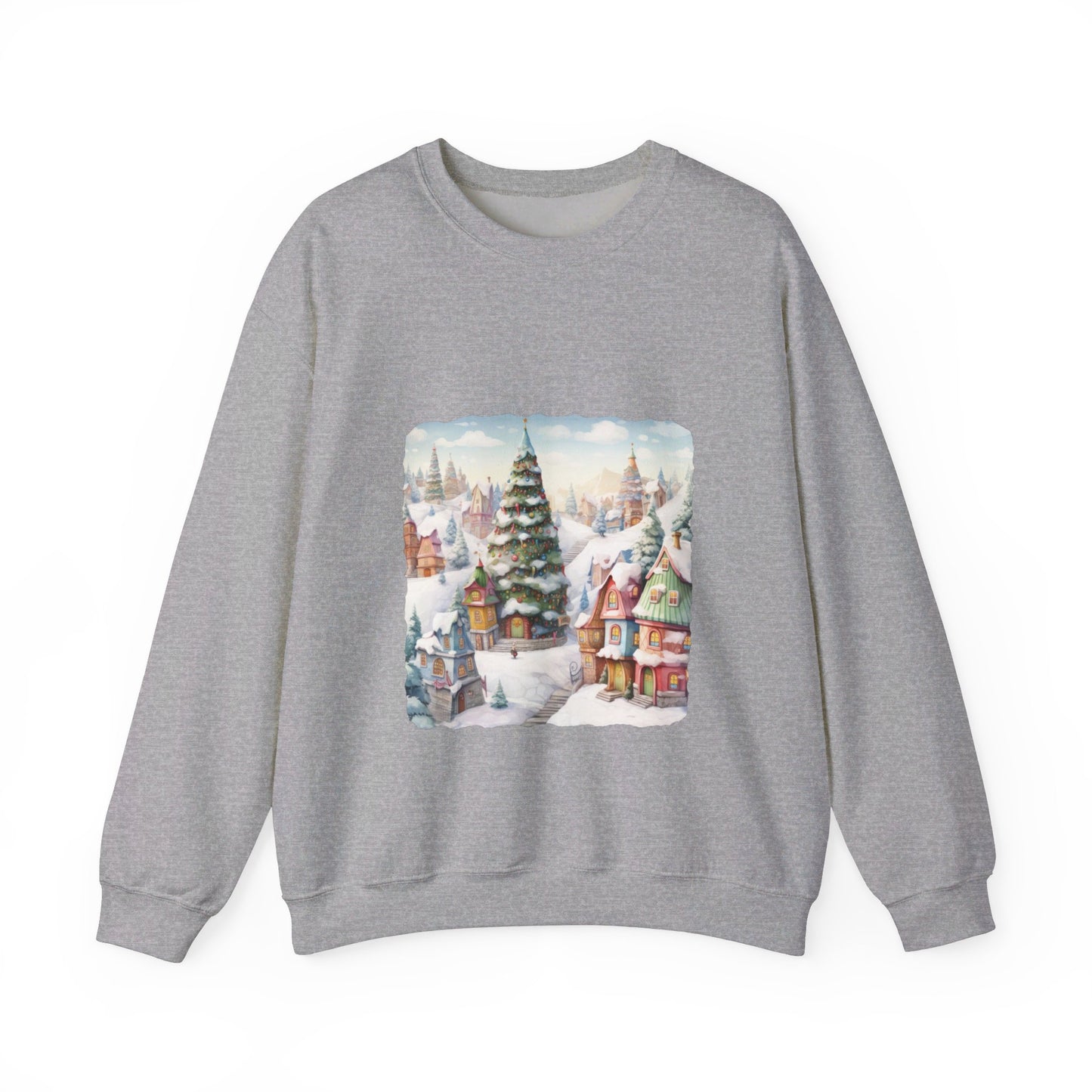 Snowy Christmas Village 16 - Sweatshirt