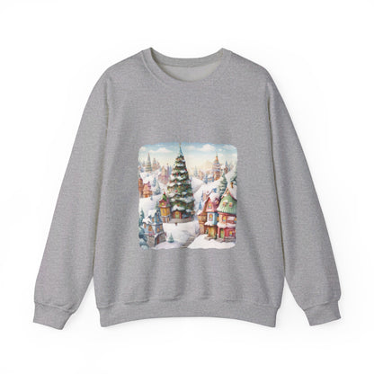 Snowy Christmas Village 16 - Sweatshirt