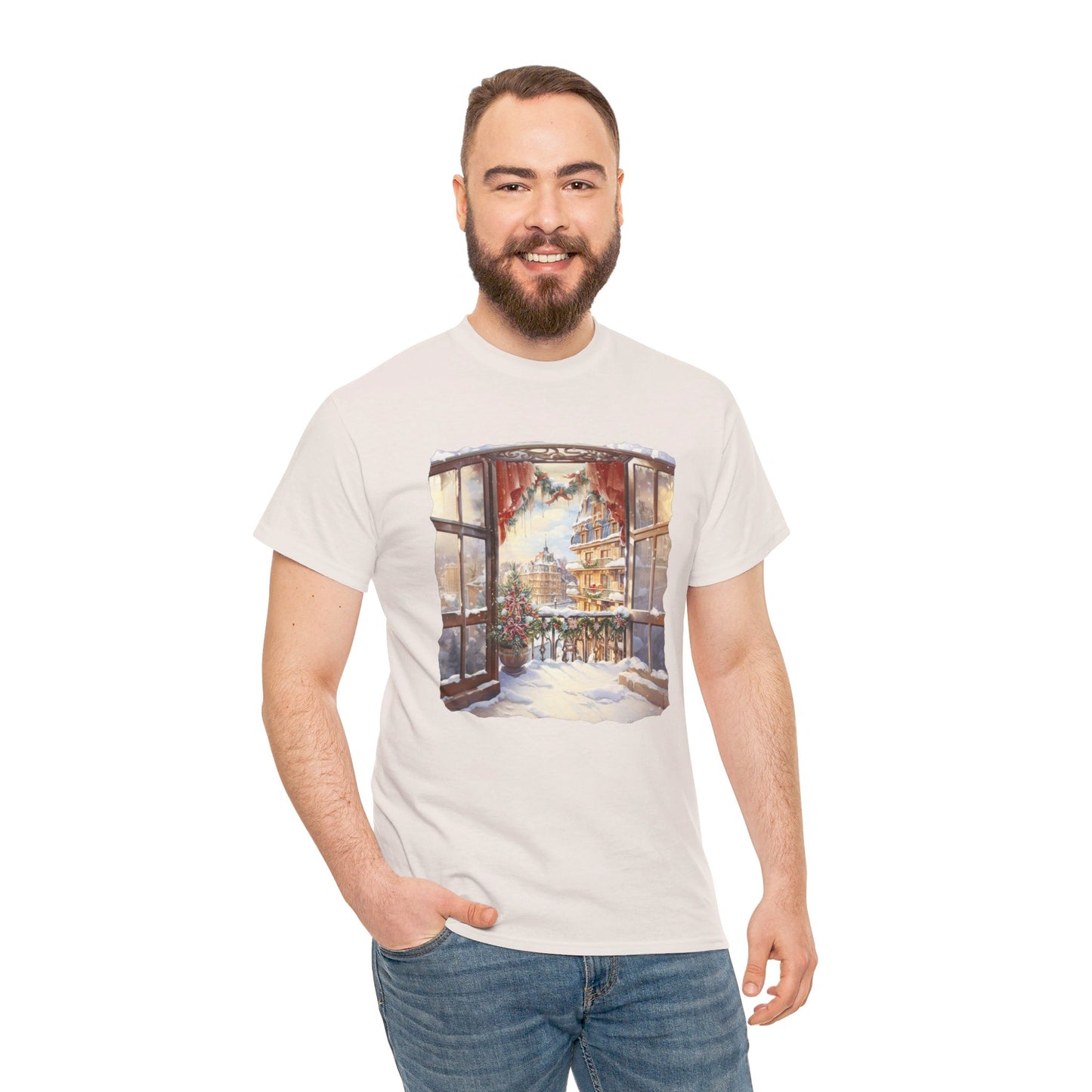 Christmas City To The Window  - T-Shirt