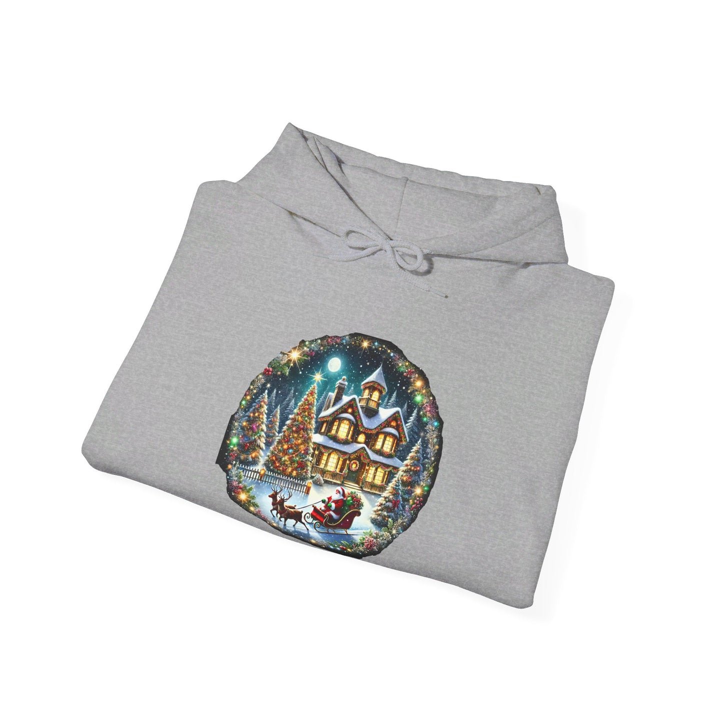 Santa's Frosty Ride - Hooded Sweatshirt