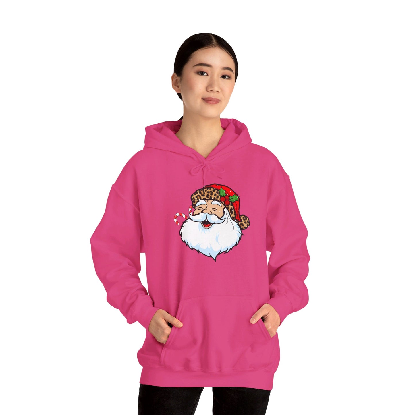 Festive Santa Claus - Hooded Sweatshirt