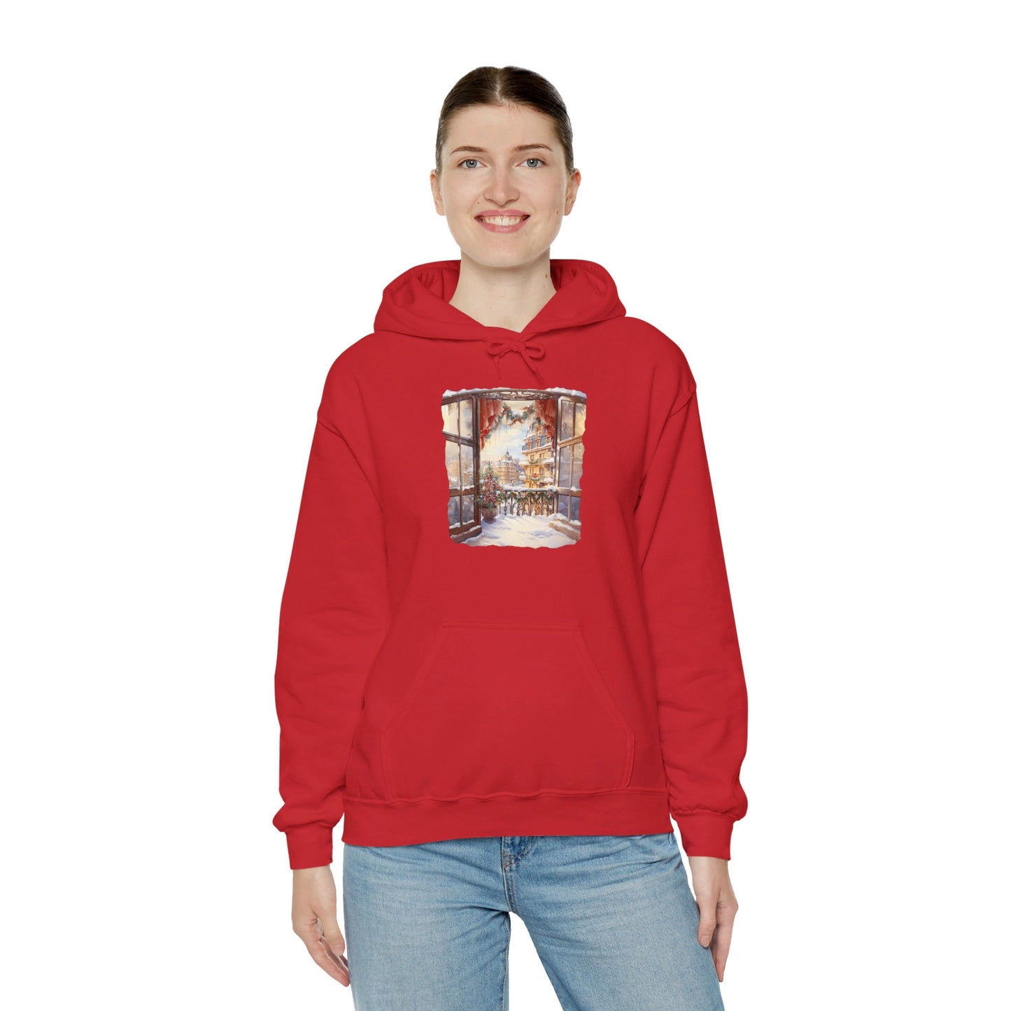 Christmas City To The Window - Hooded Sweatshirt