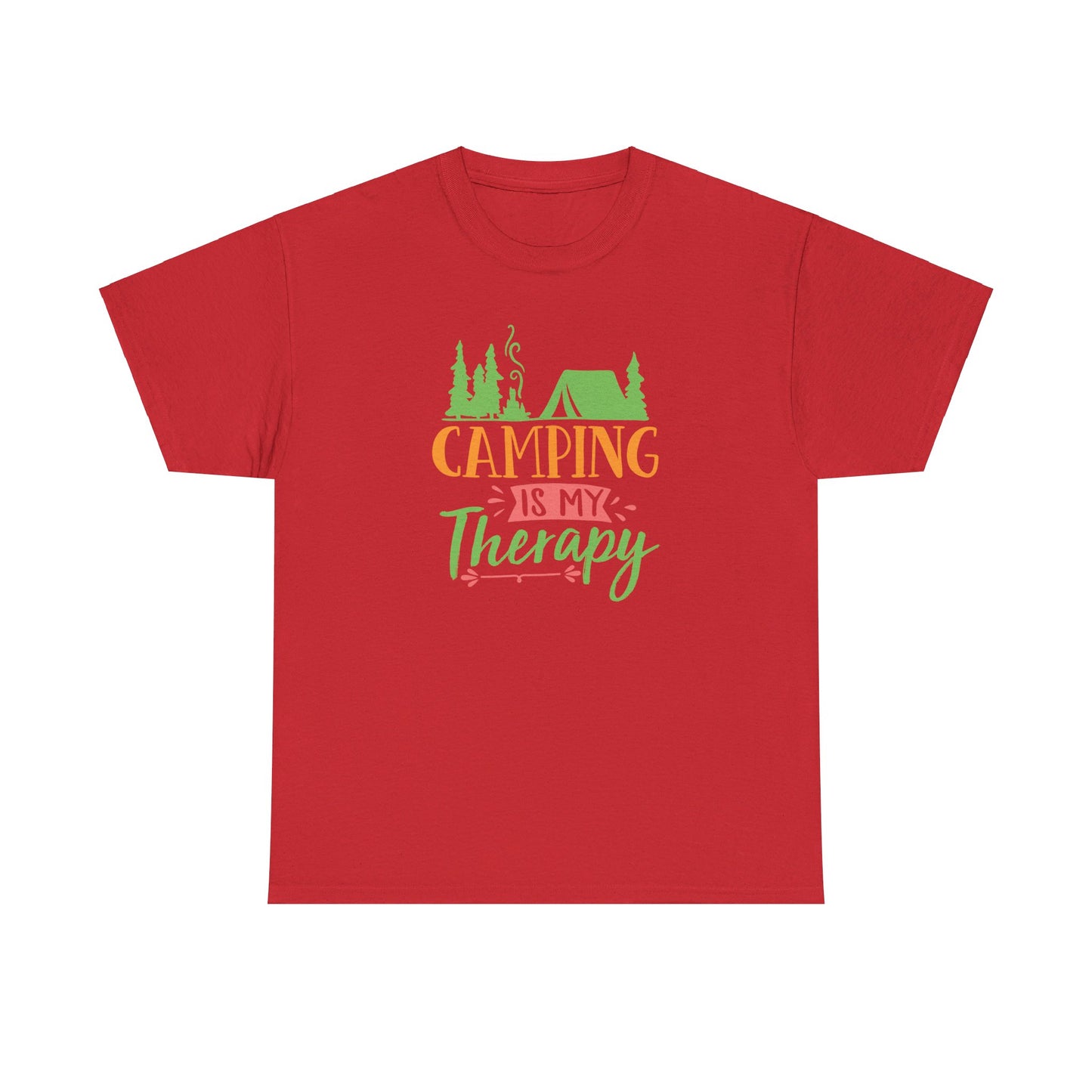 Camping Is My Therapy - T-Shirt