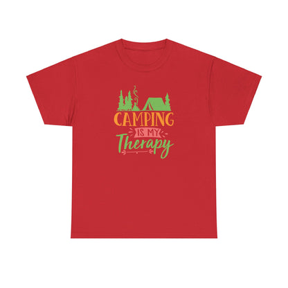 Camping Is My Therapy - T-Shirt