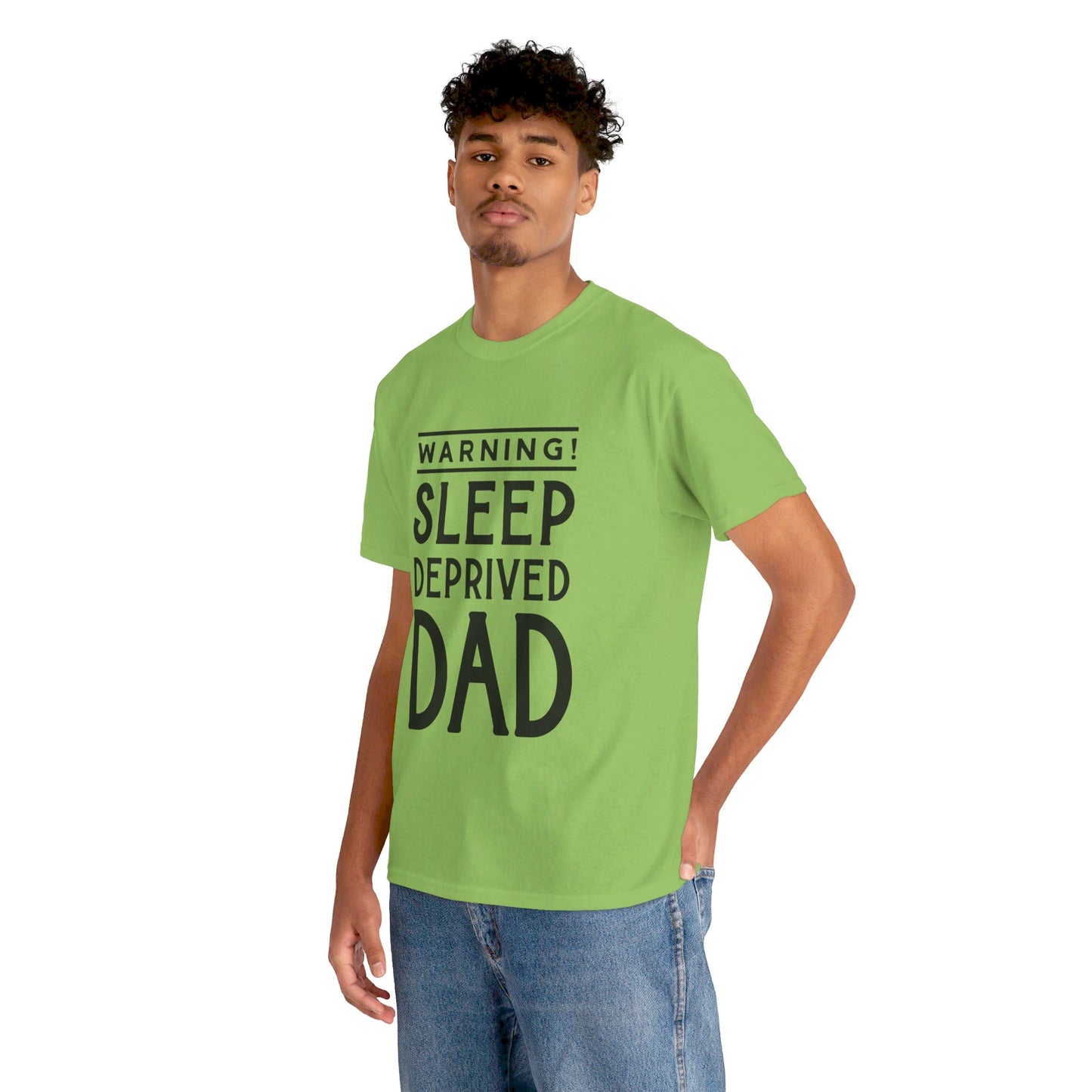 Warning Sleep Deprived Dad - T-Shirt