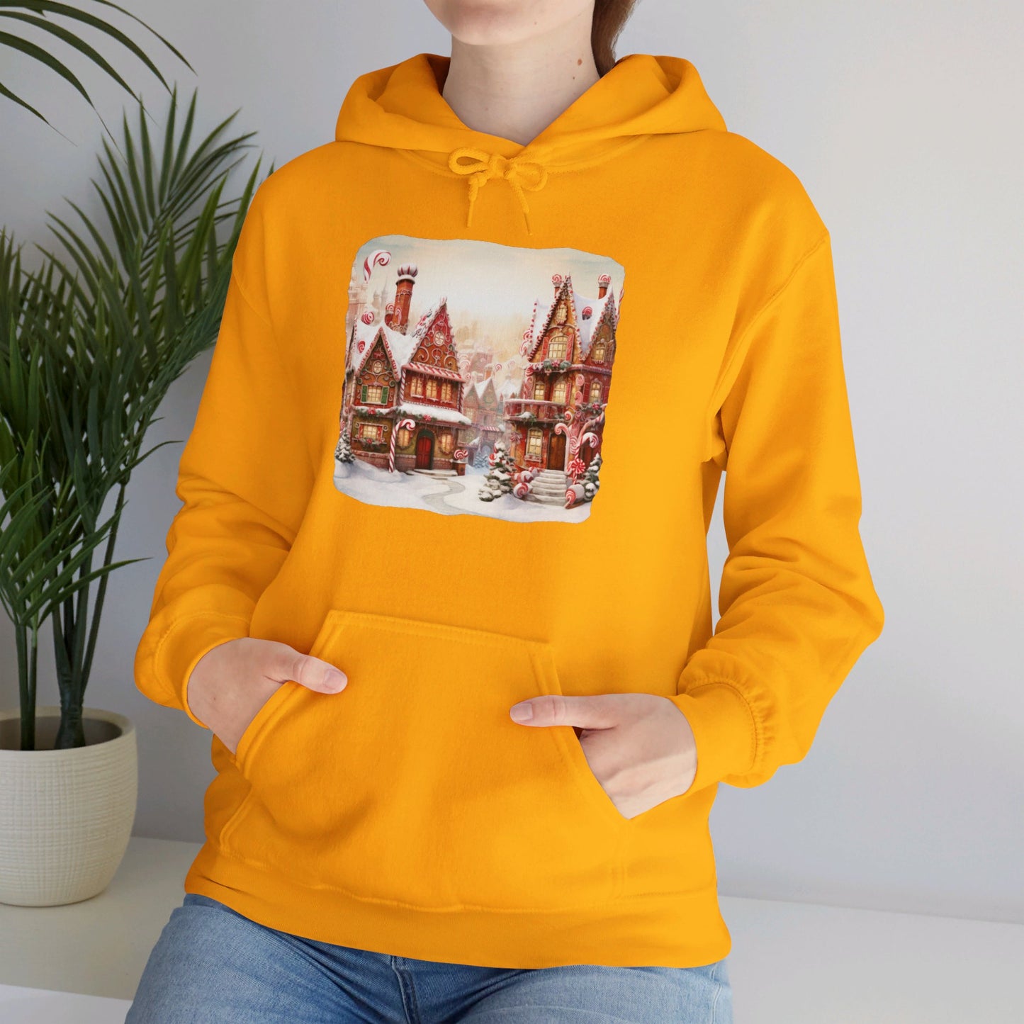 Snowy Christmas Village 11 - Hooded Sweatshirt