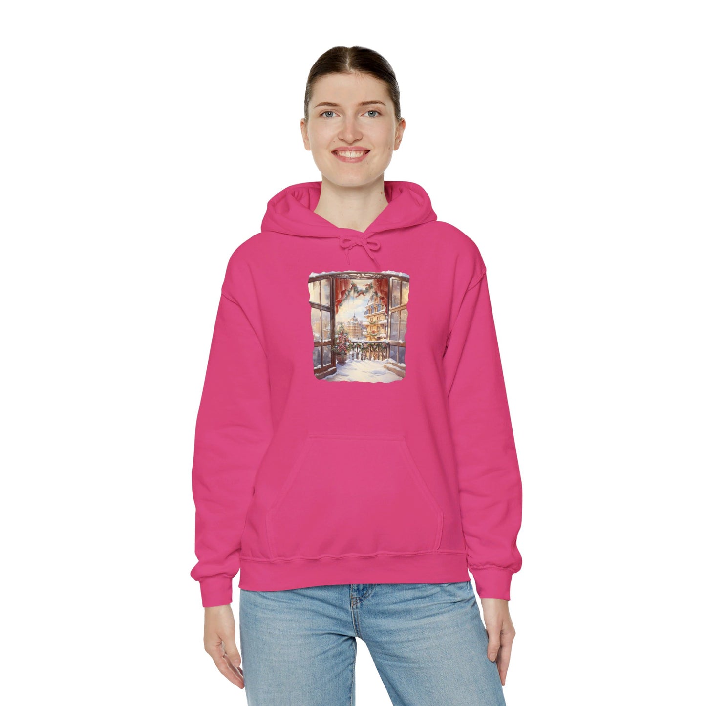 Christmas City To The Window - Hooded Sweatshirt