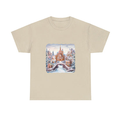 Snowy Christmas Village 10 - T-Shirt