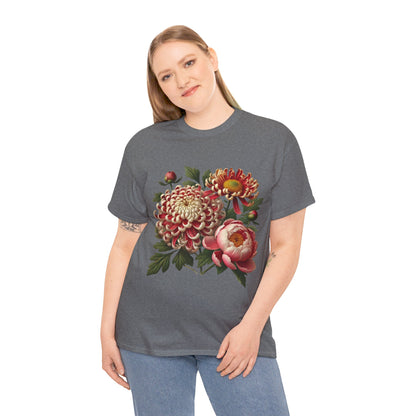 November Flowers - Birth Month - T-Shirt