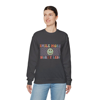 Smile More, Worry Less Sweatshirt