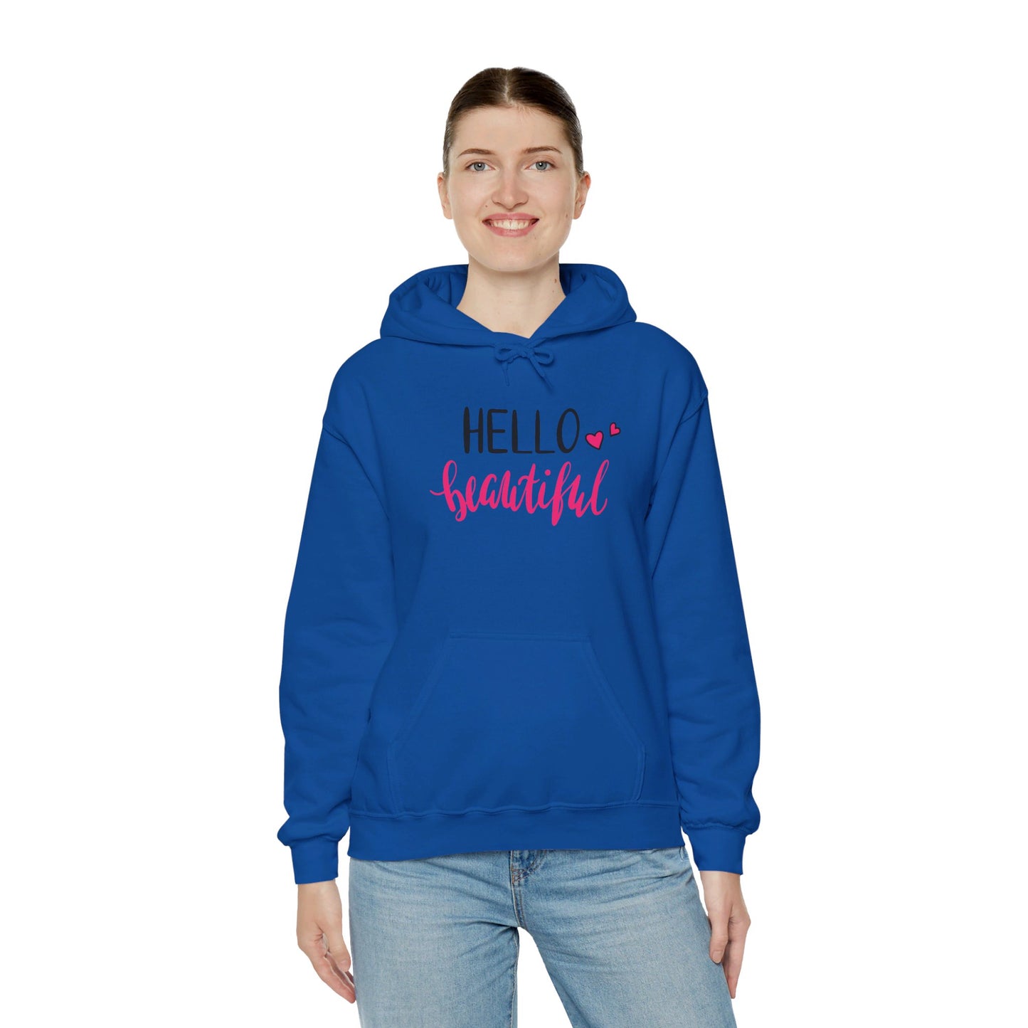 Hello Beautiful, Embrace Your Radiance - Hooded Sweatshirt