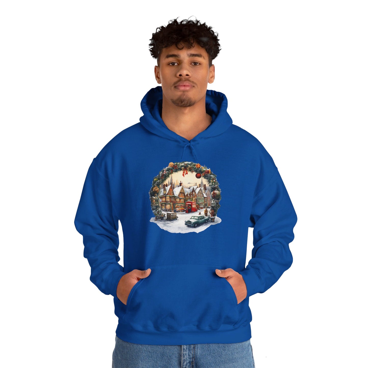 Village Holiday Spirit - Hooded Sweatshirt