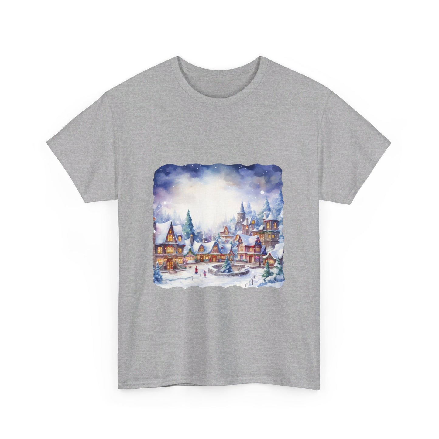 Snowy Christmas Village 5 - T-Shirt